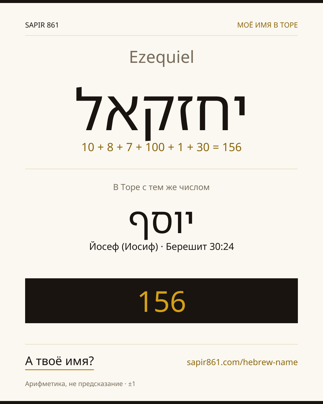 Ezequiel — יחזקאל