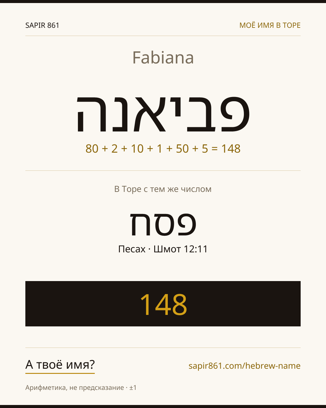Fabiana — פביאנה