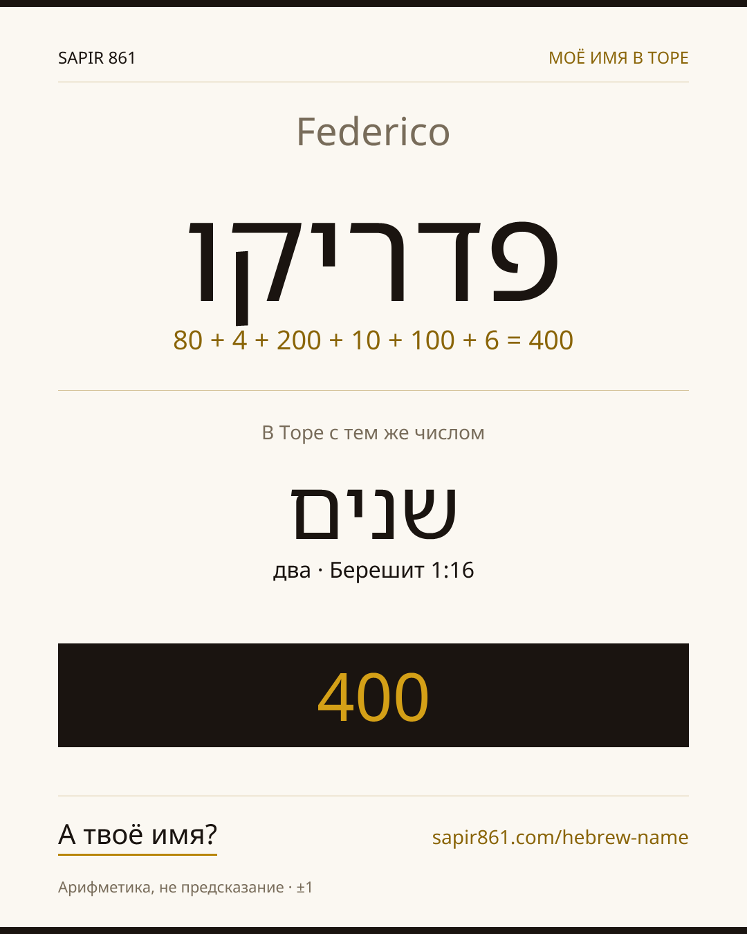 Federico — פדריקו