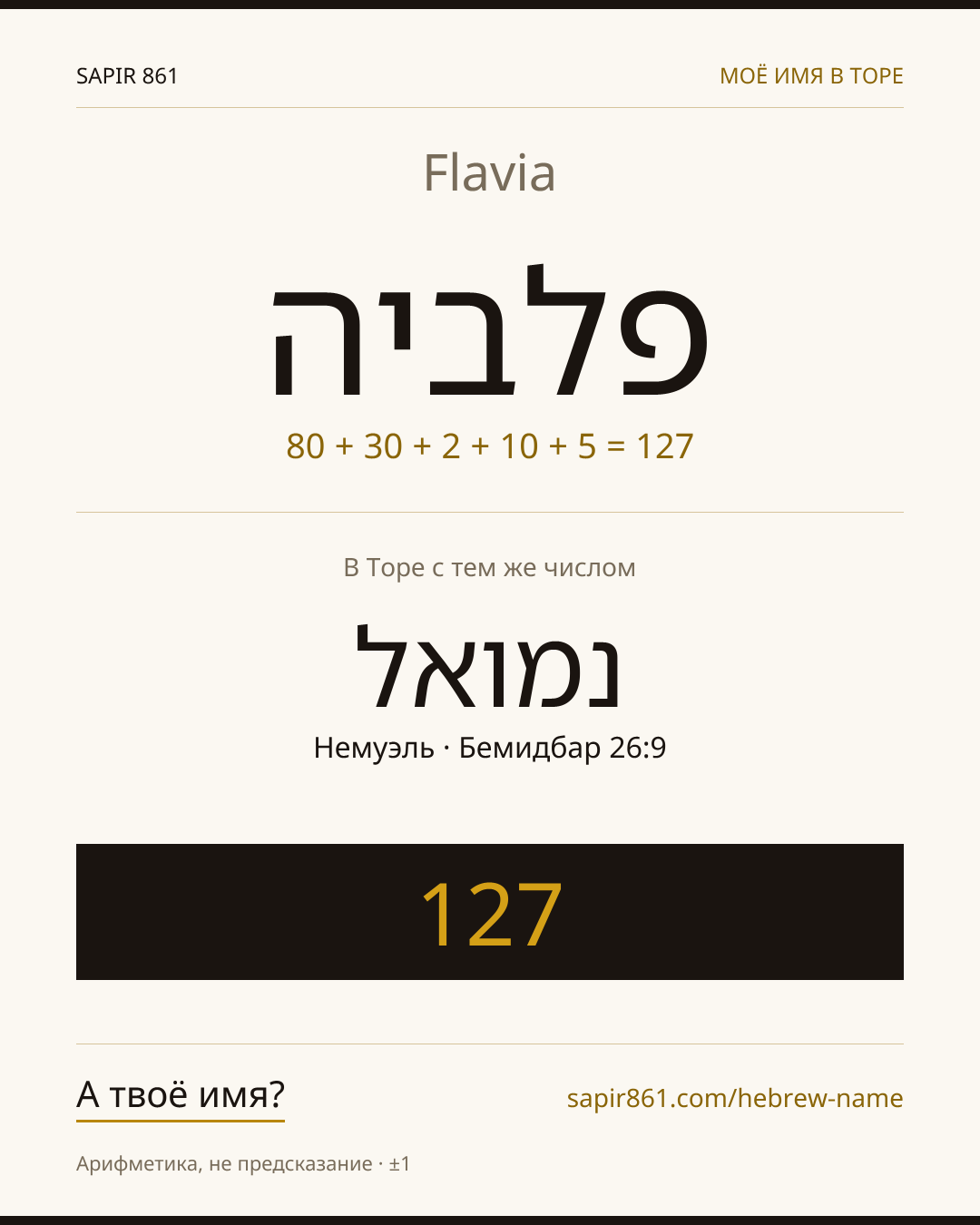 Flavia — פלביה