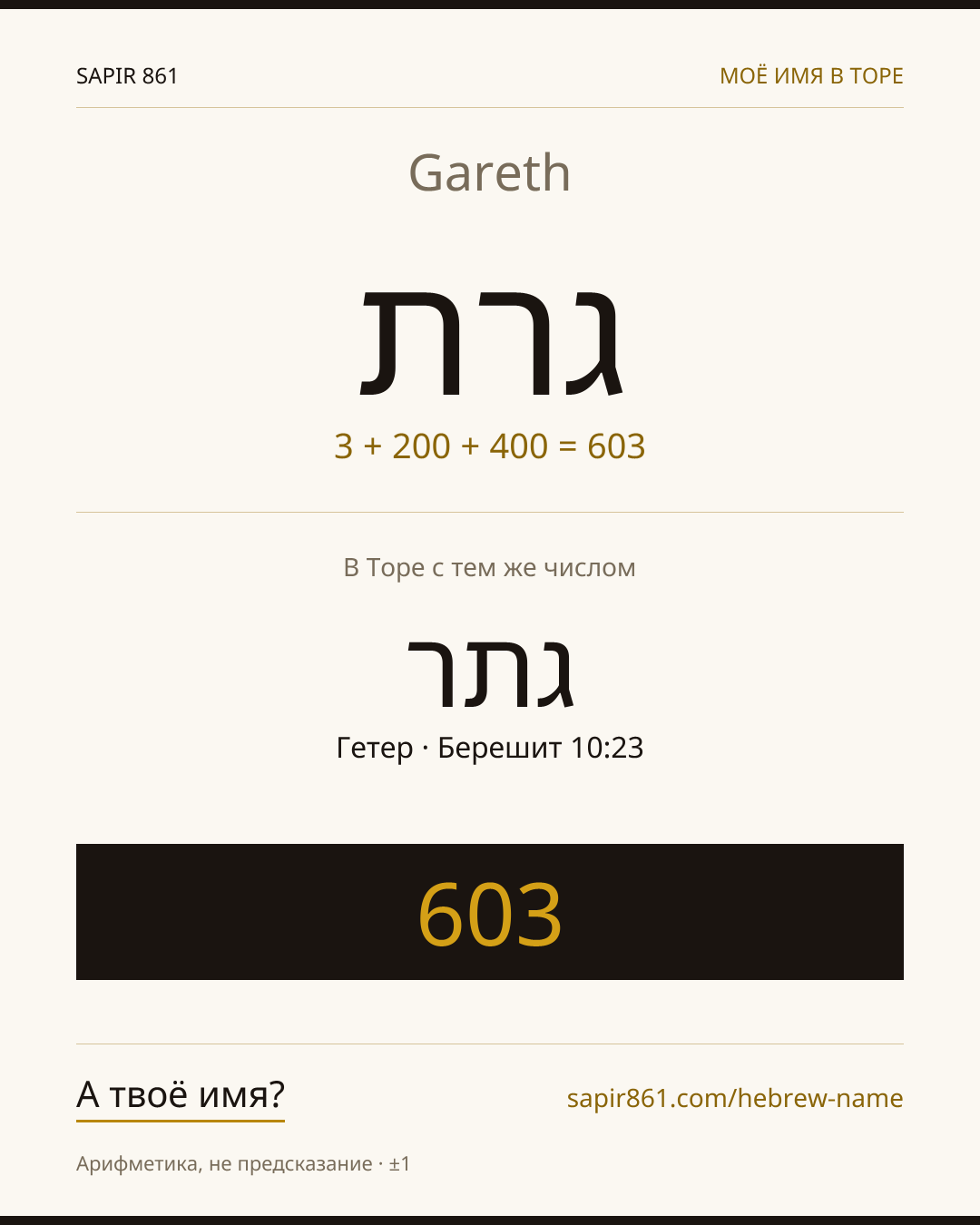 Gareth — גרת