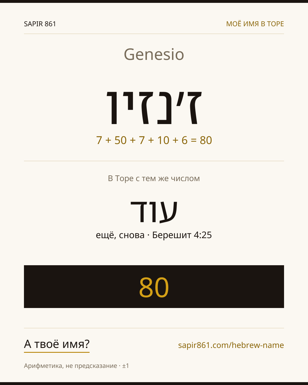 Genesio — ז׳נזיו