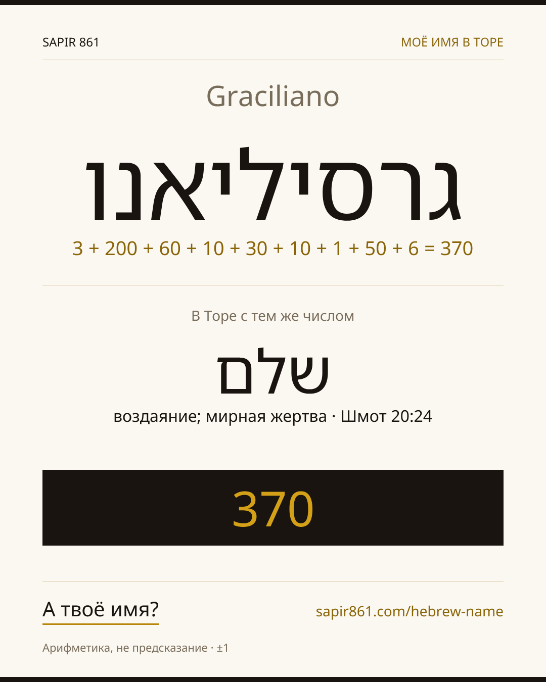 Graciliano — גרסיליאנו
