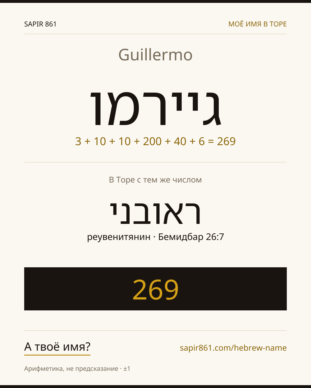 Guillermo — גיירמו