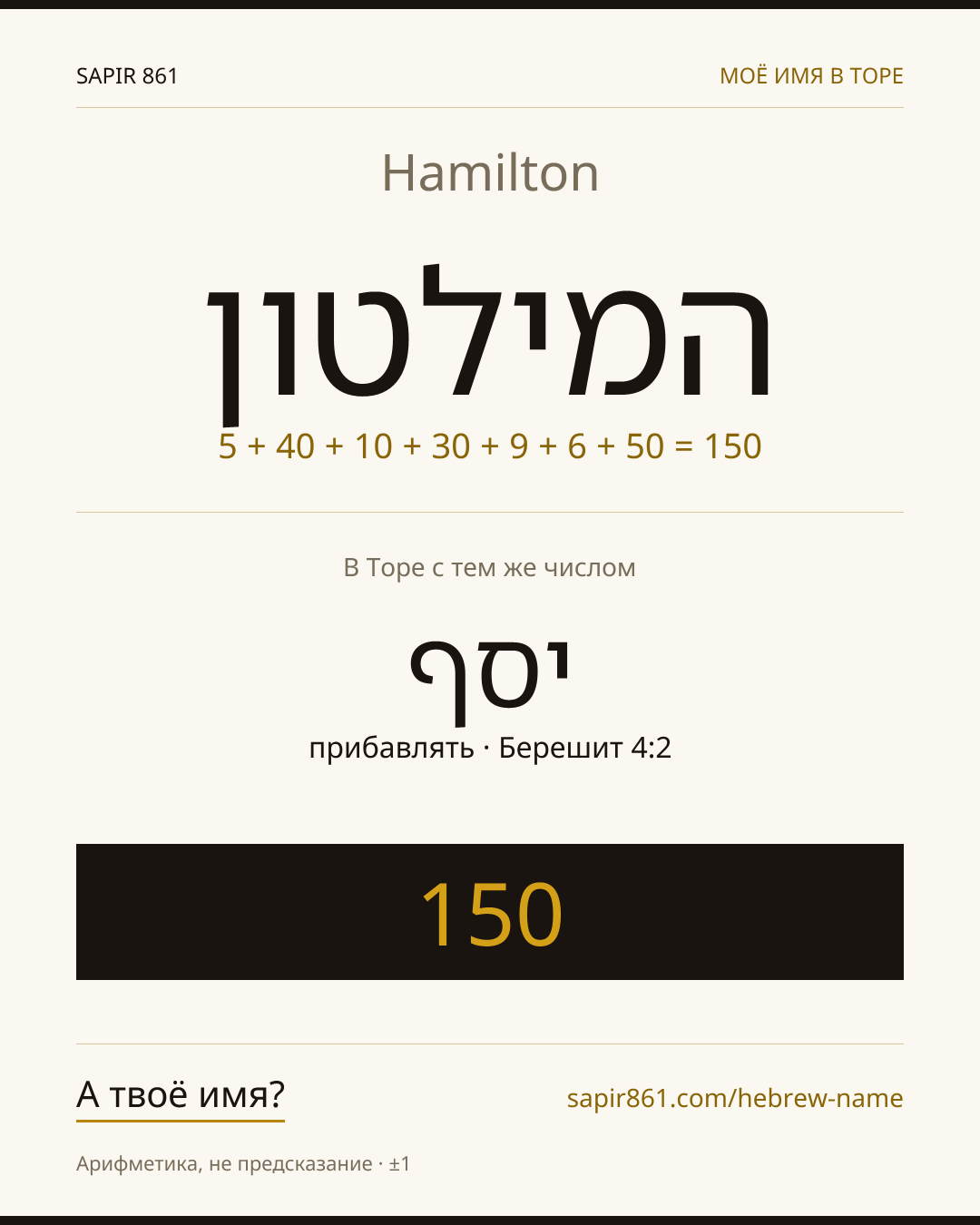 Hamilton — המילטון