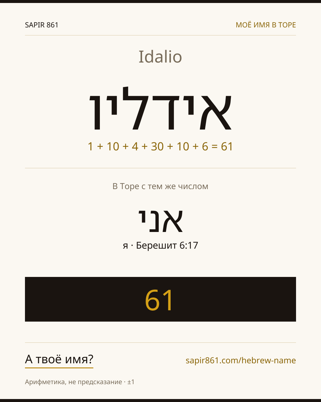 Idalio — אידליו