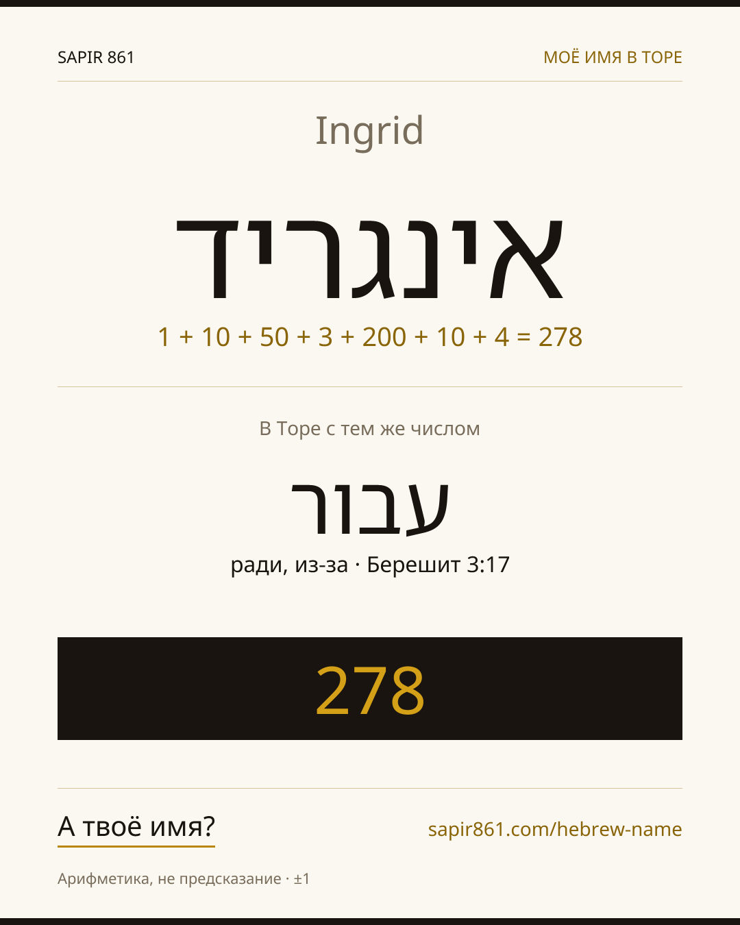 Ingrid — אינגריד