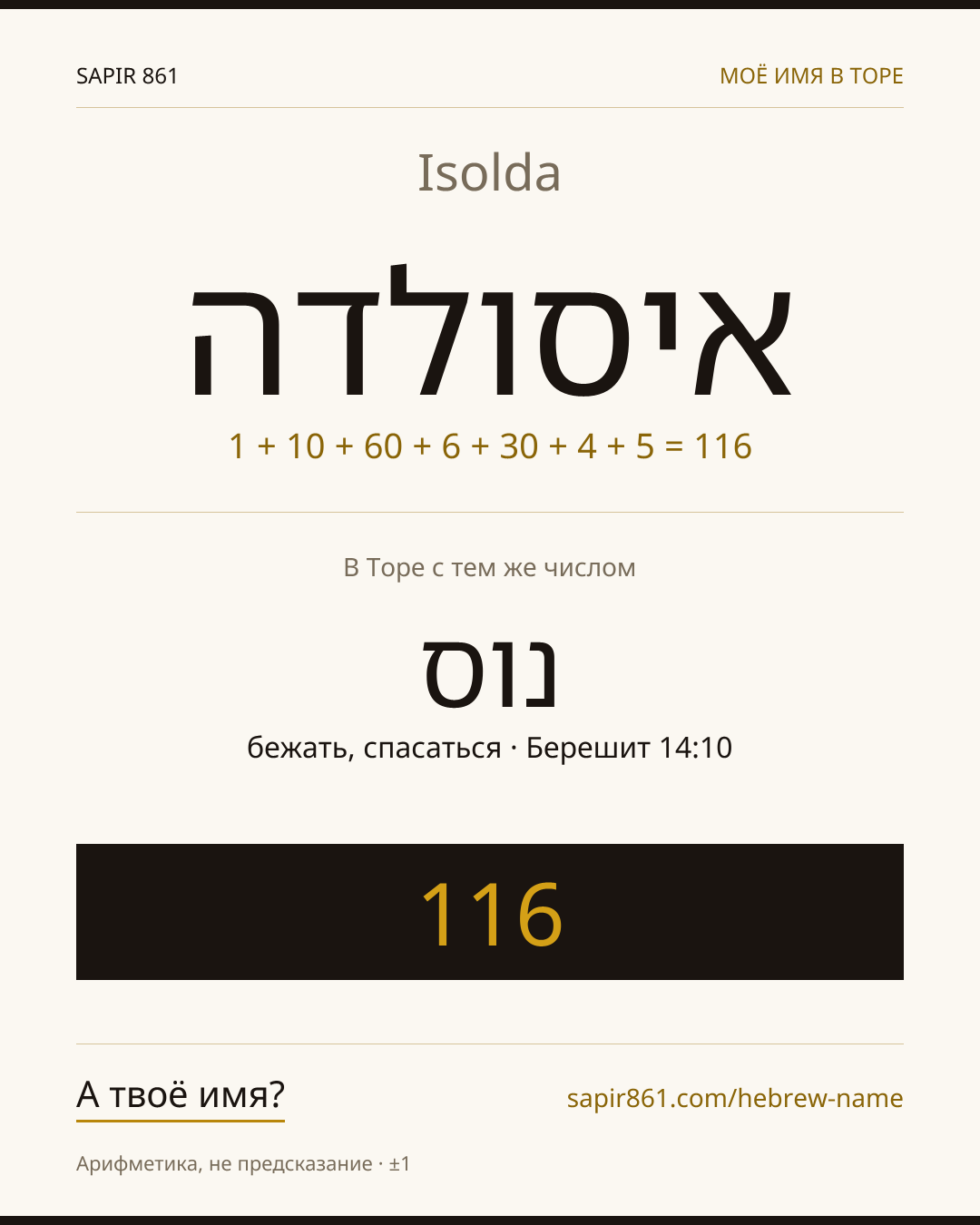 Isolda — איסולדה