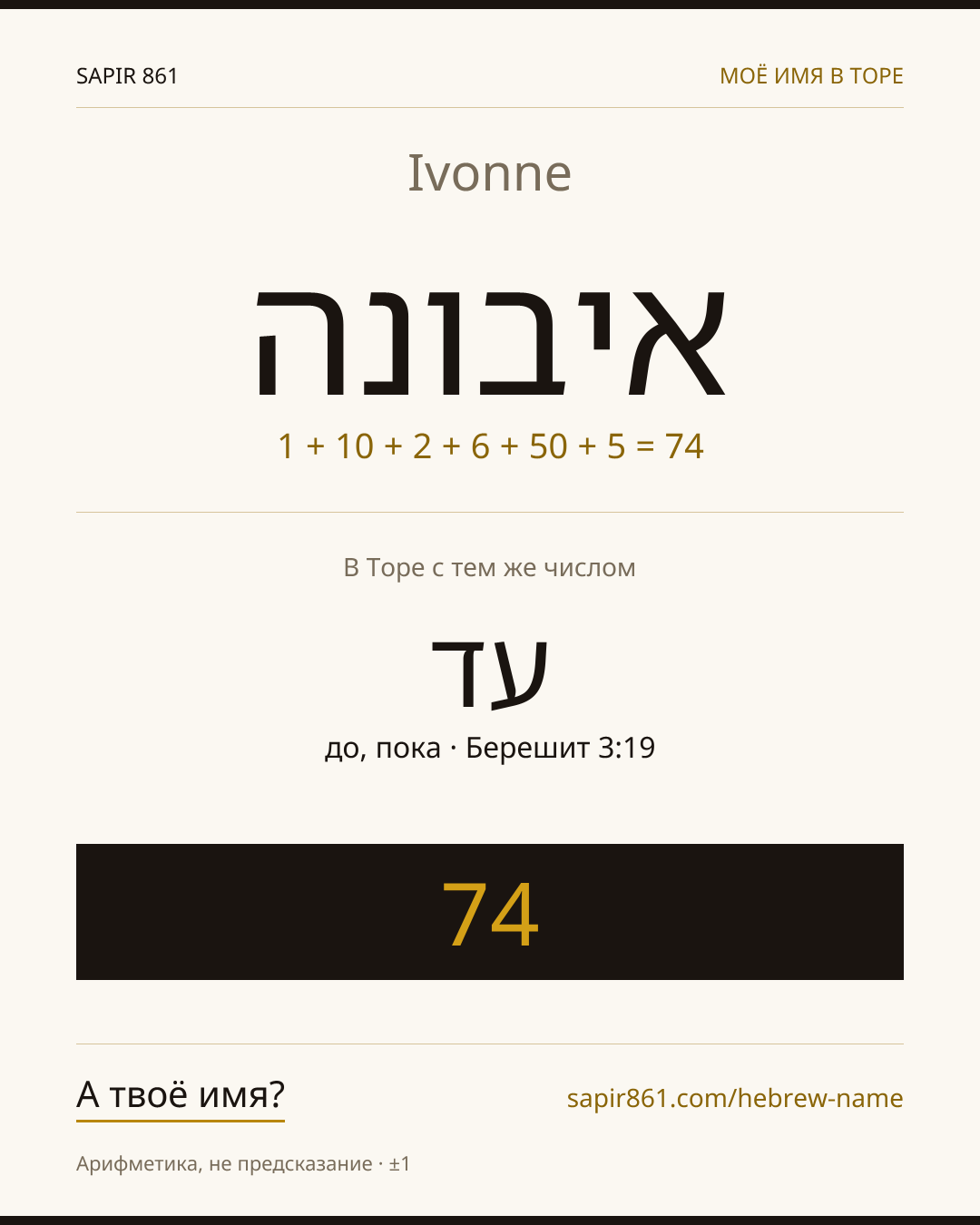 Ivonne — איבונה