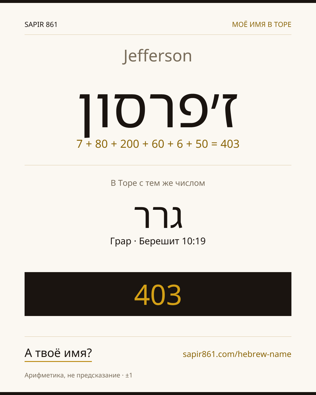 Jefferson — ז׳פרסון