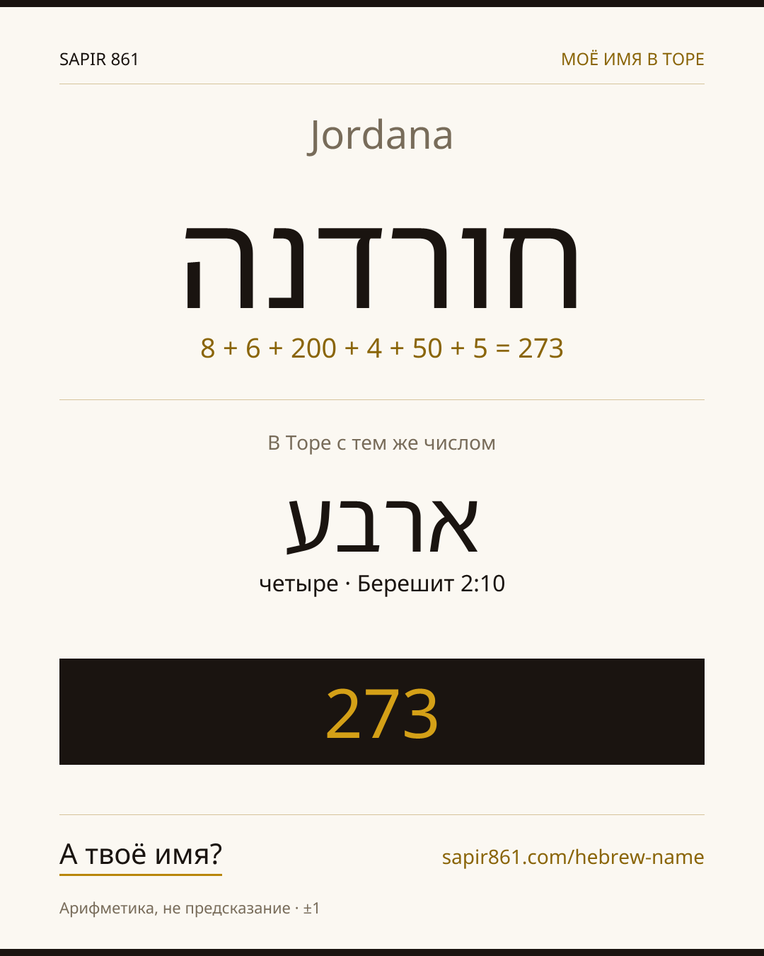 Jordana — חורדנה