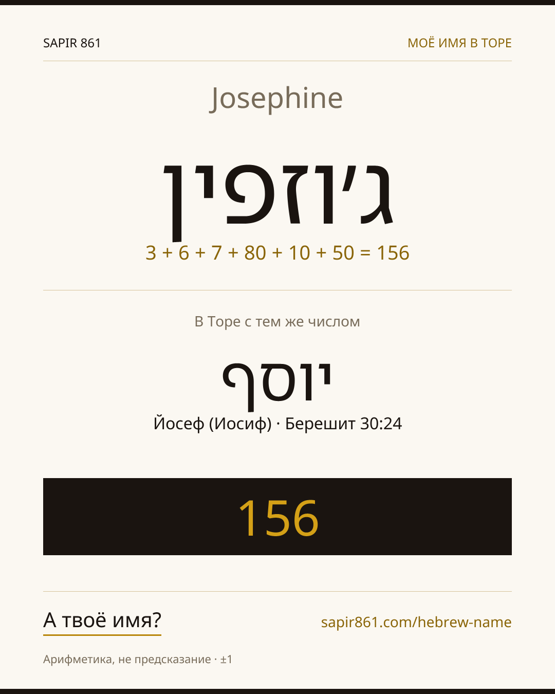 Josephine — ג׳וזפין