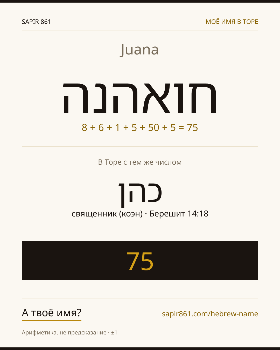 Juana — חואהנה