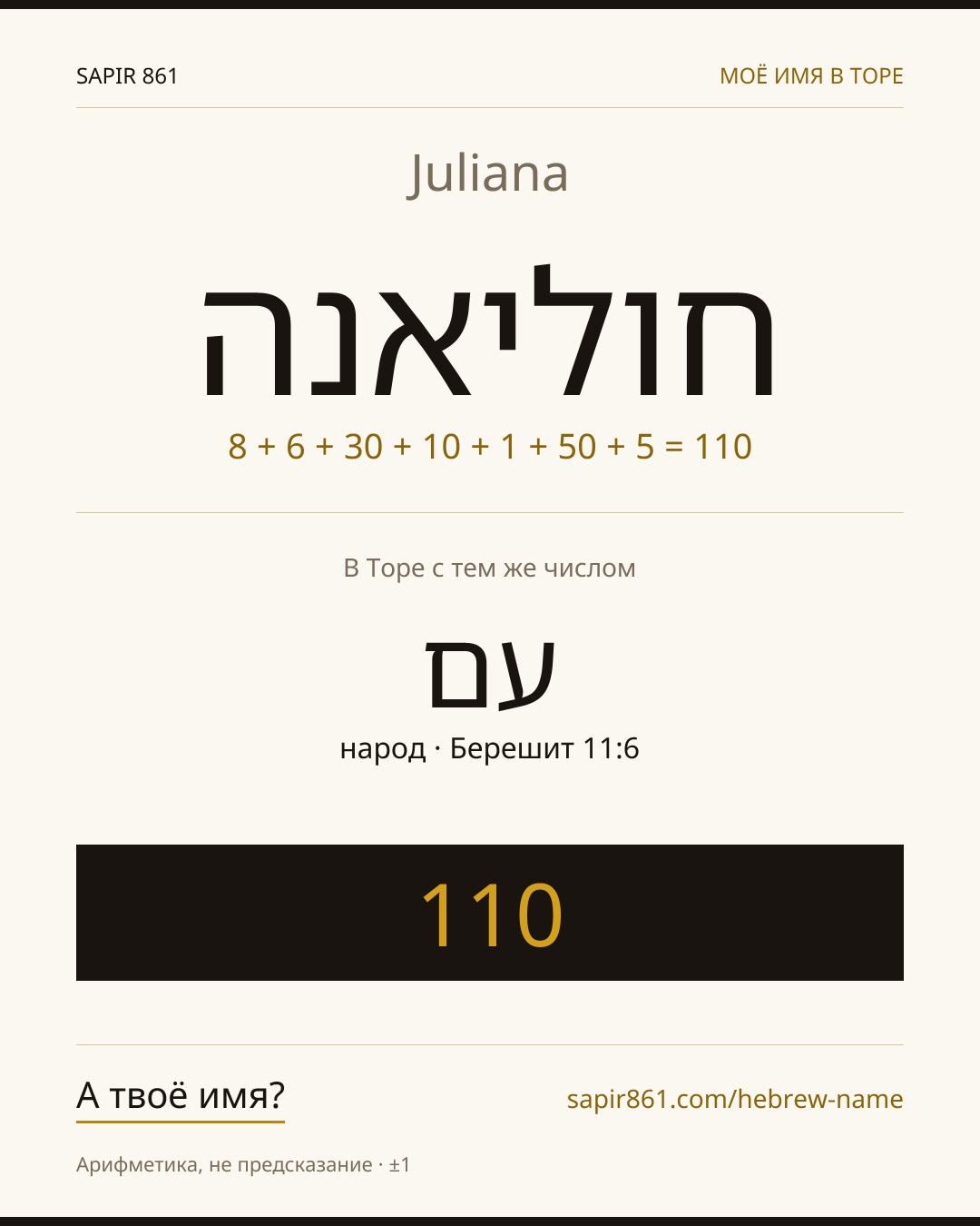 Juliana — חוליאנה