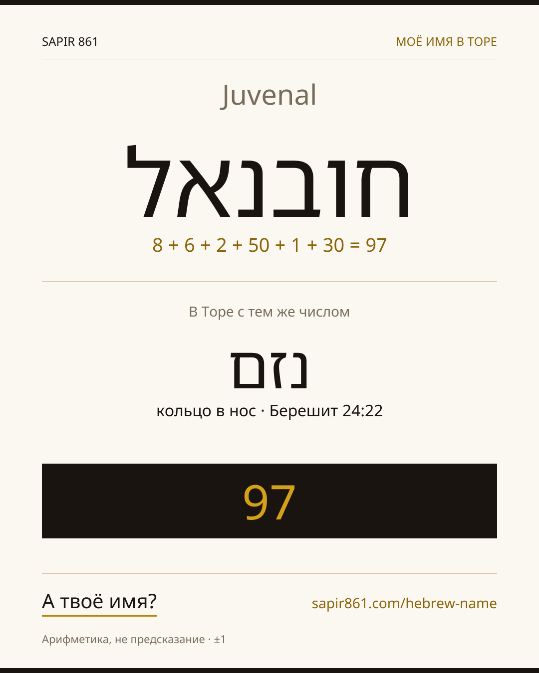 Juvenal — חובנאל