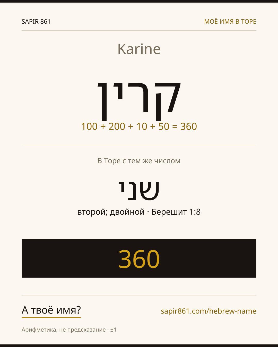 Karine — קרין