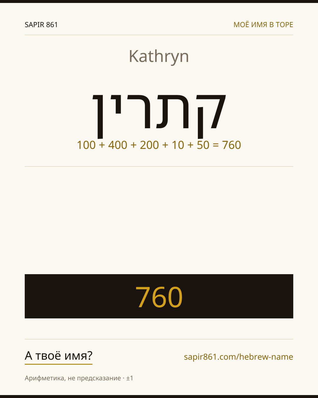 Kathryn — קתרין
