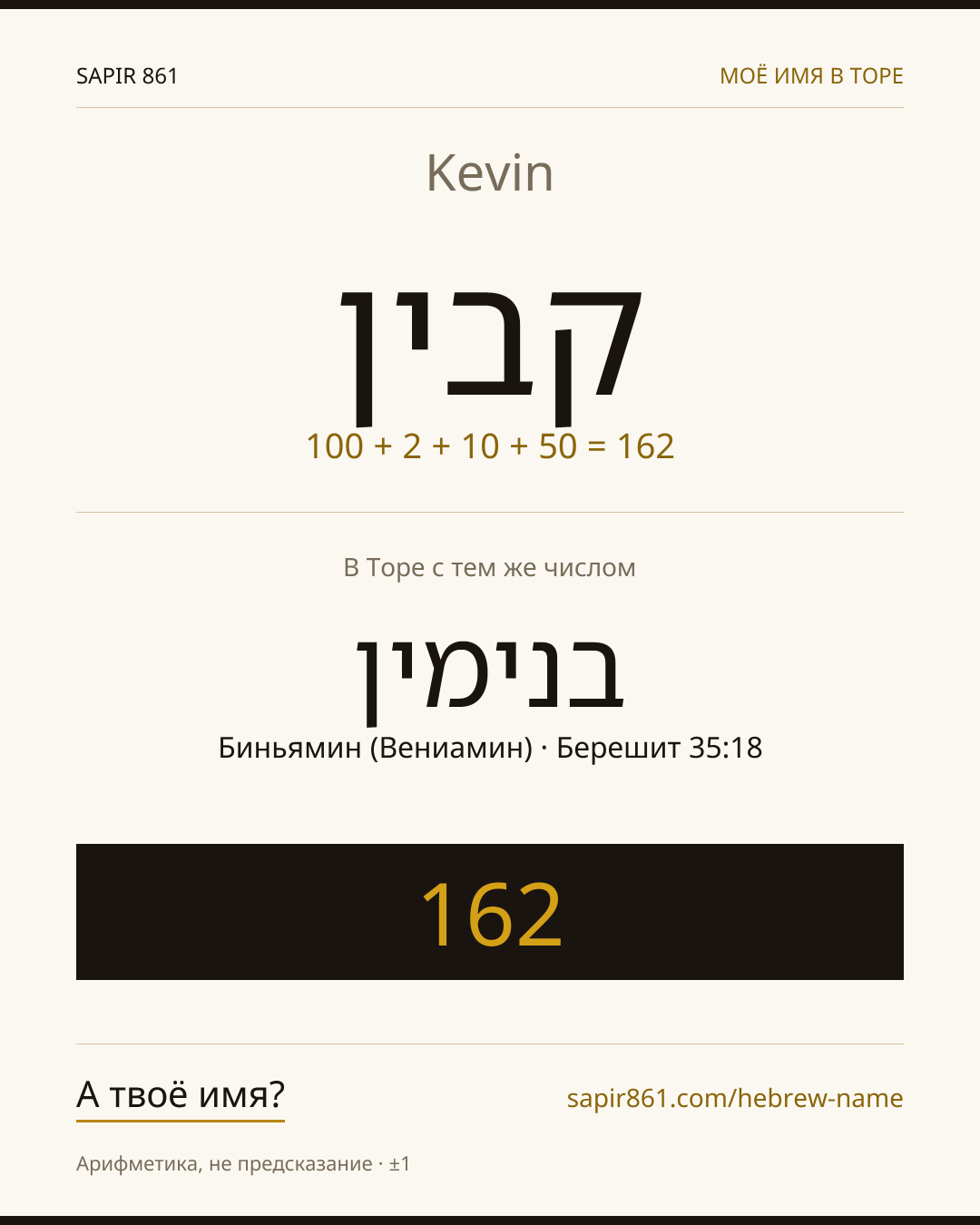 Kevin — קבין