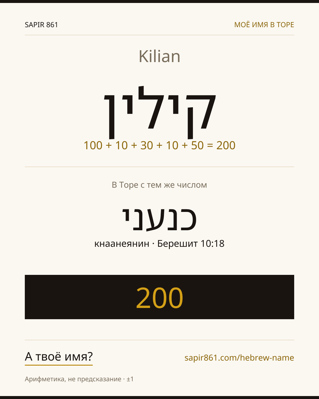 Kilian — קילין