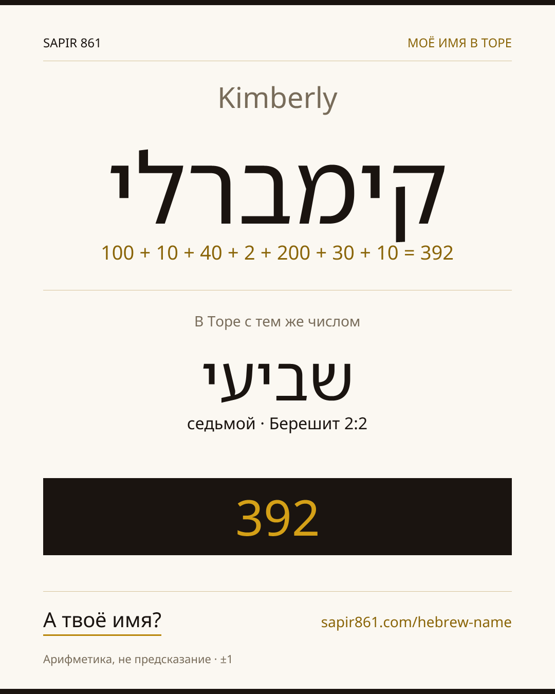 Kimberly — קימברלי
