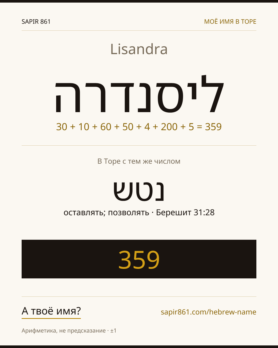 Lisandra — ליסנדרה