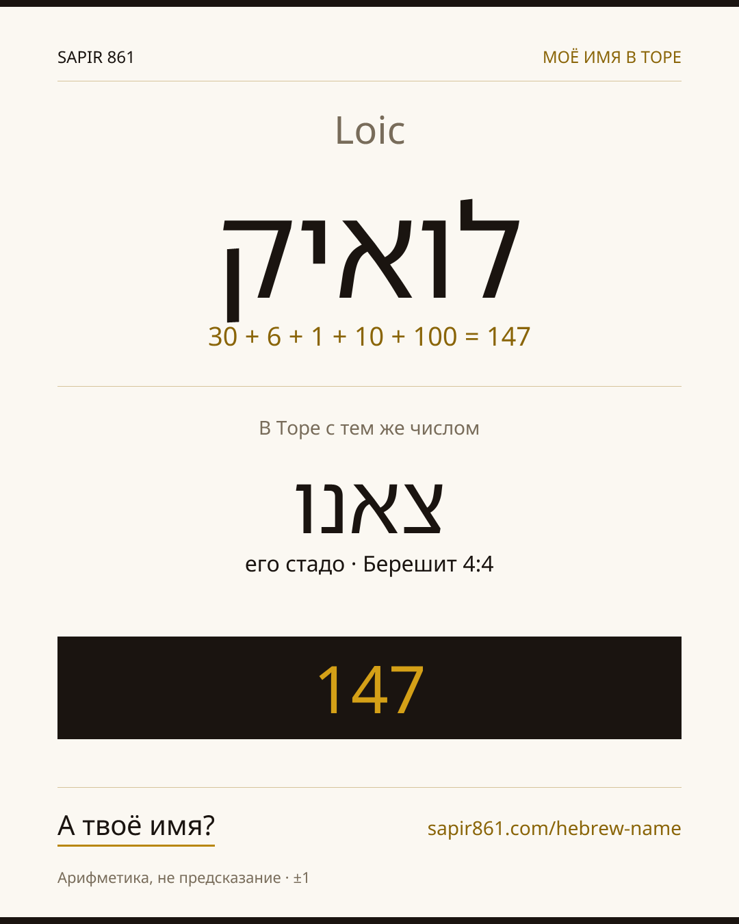 Loic — לואיק