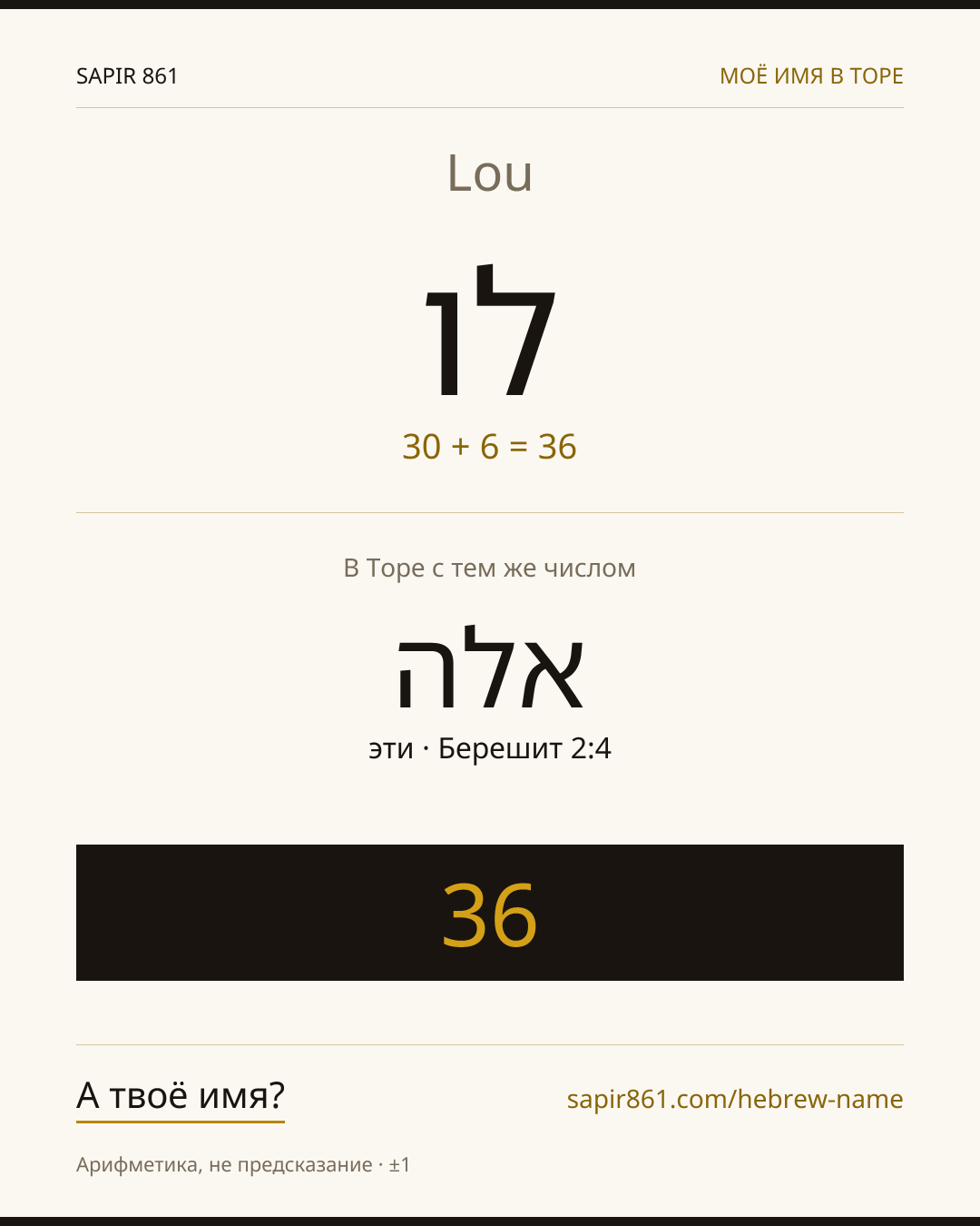 Lou — לו