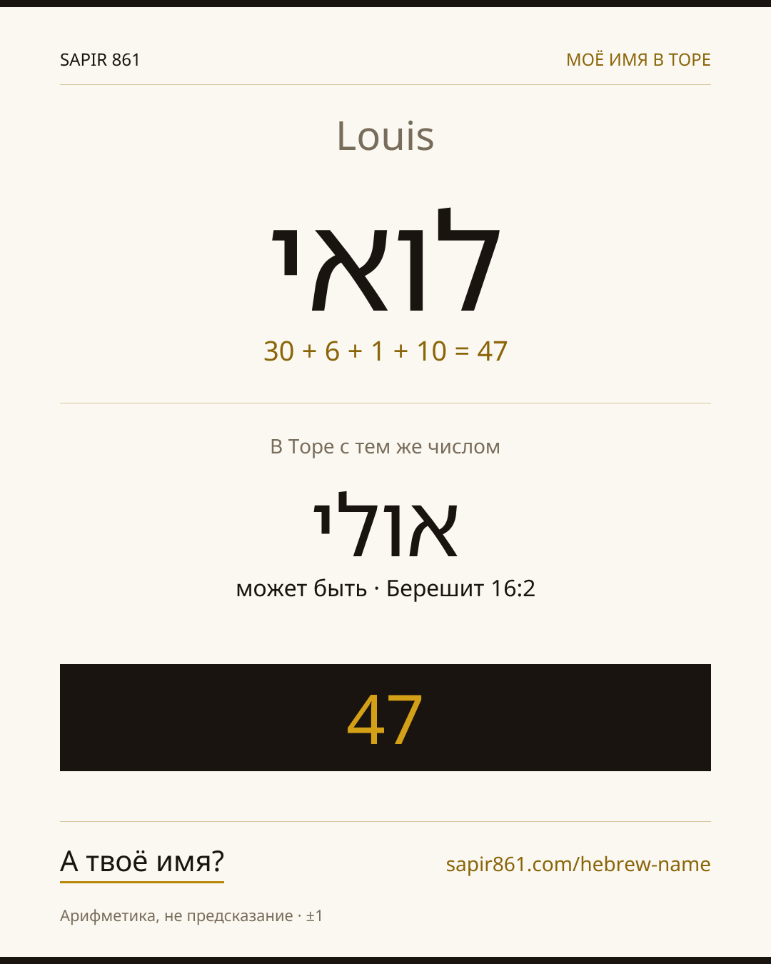 Louis — לואי
