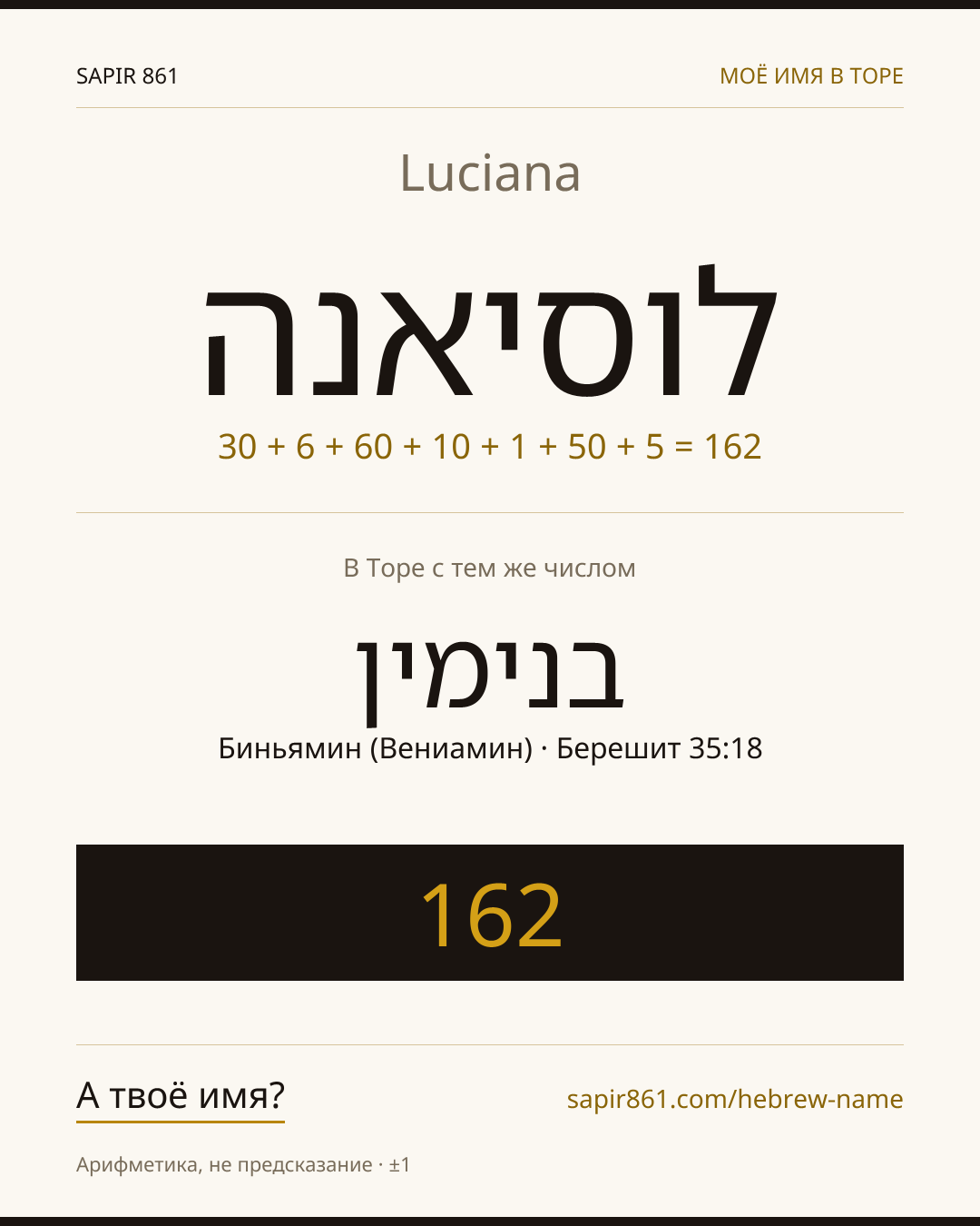 Luciana — לוסיאנה