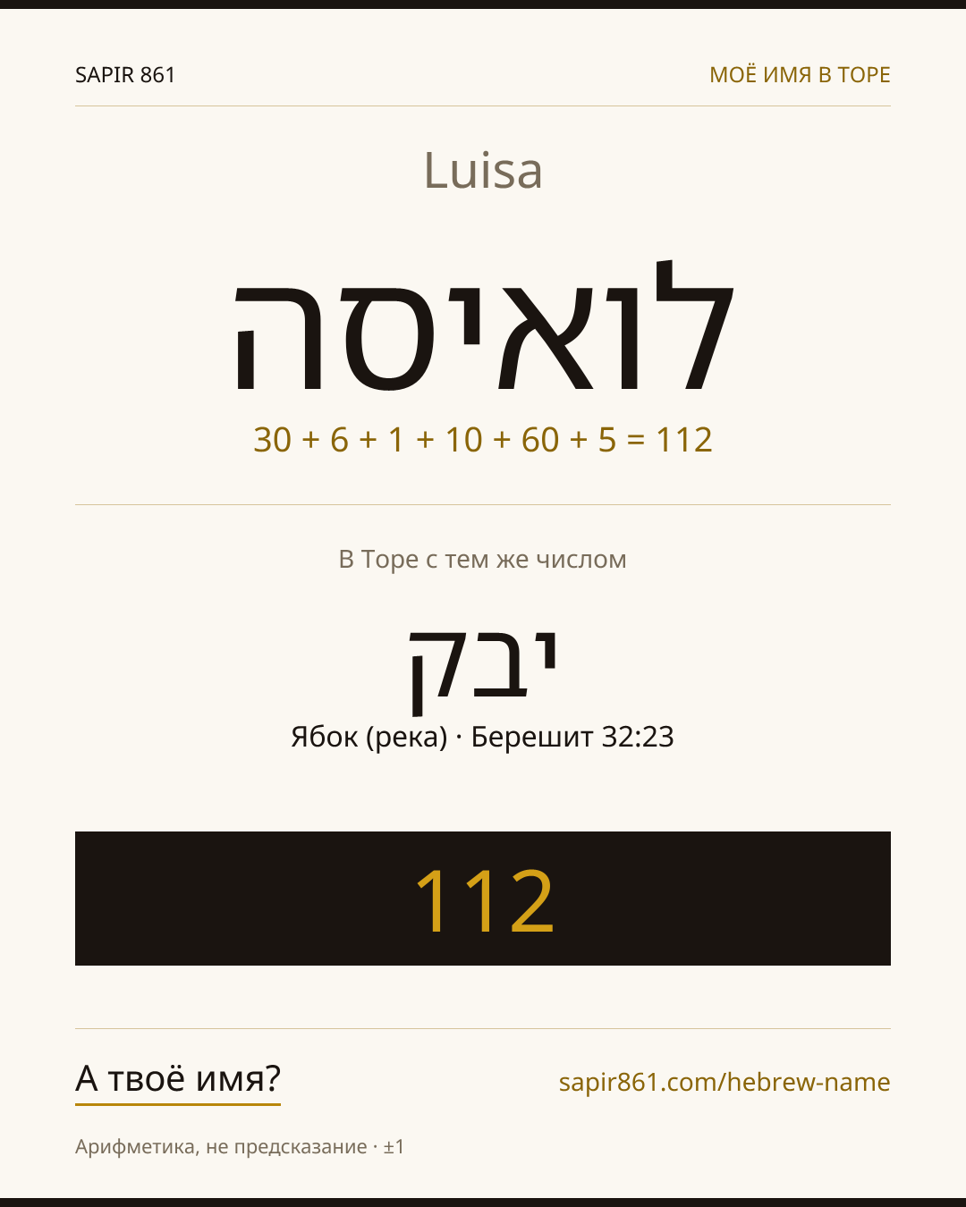 Luisa — לואיסה