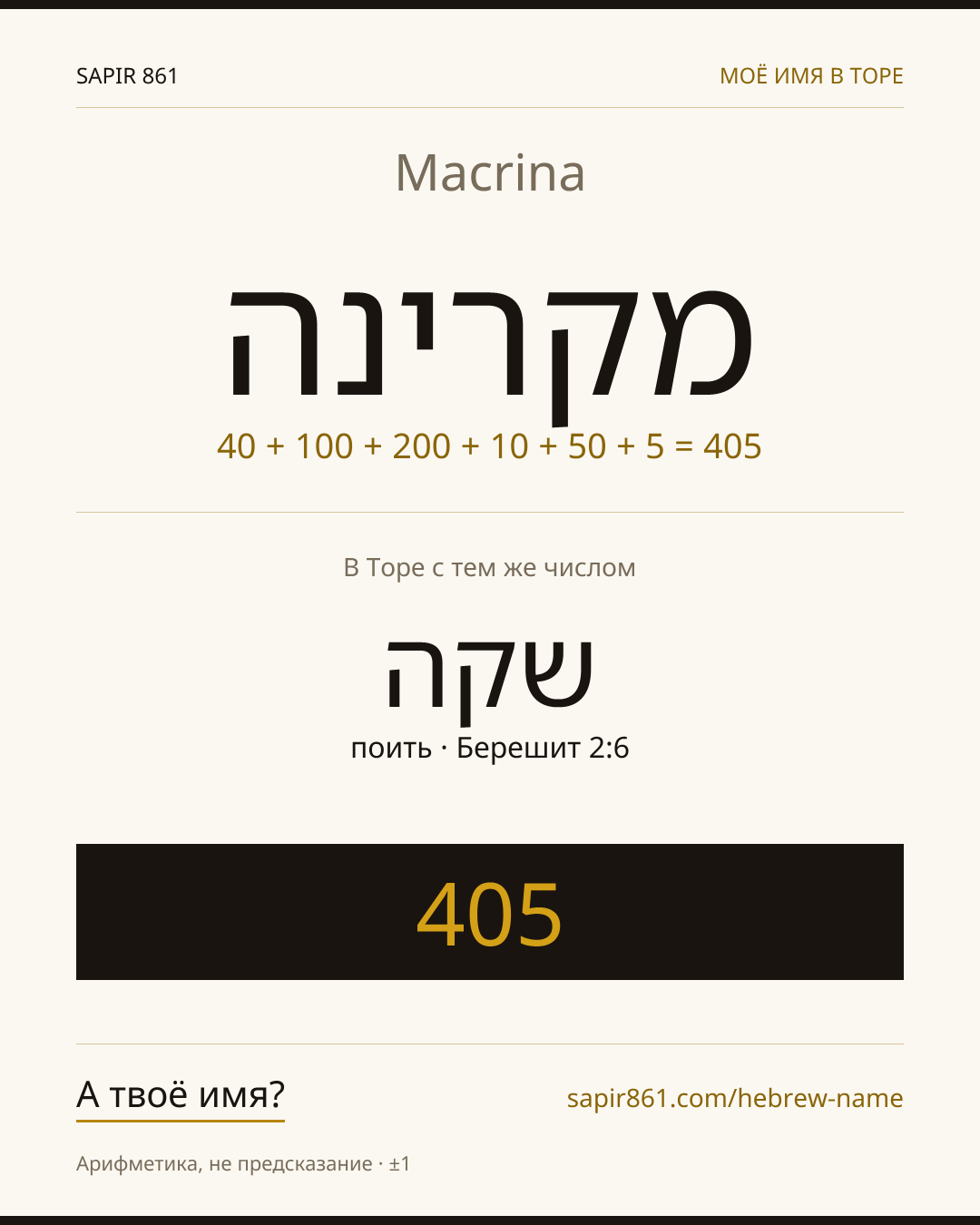 Macrina — מקרינה