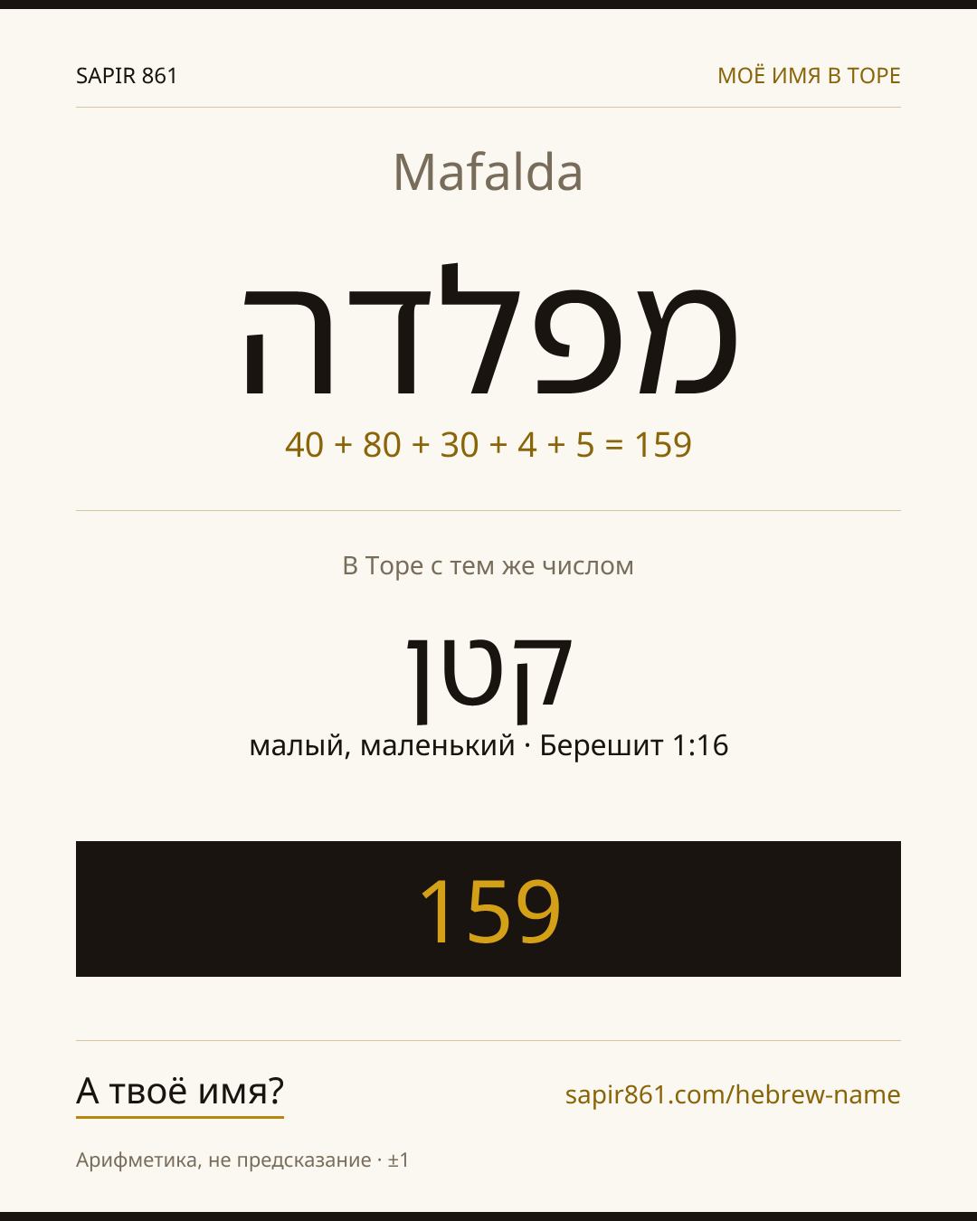 Mafalda — מפלדה