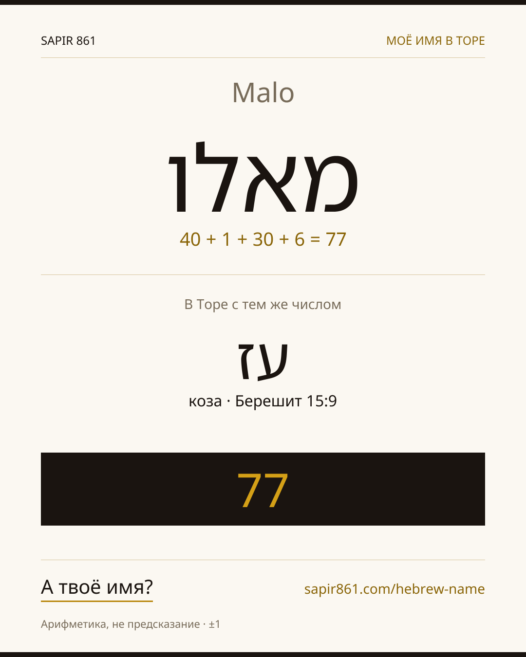 Malo — מאלו