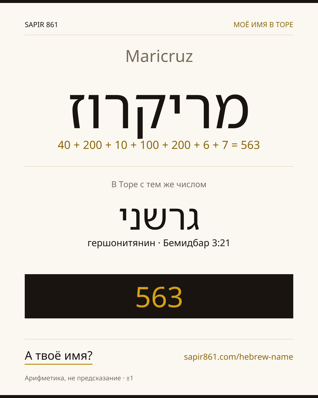Maricruz — מריקרוז