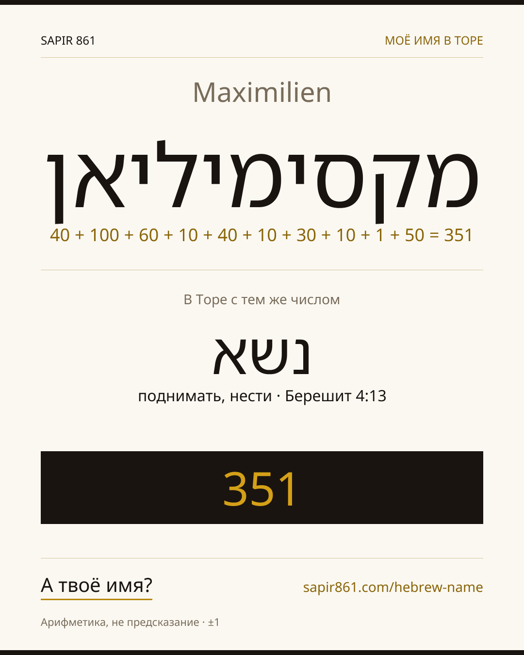 Maximilien — מקסימיליאן