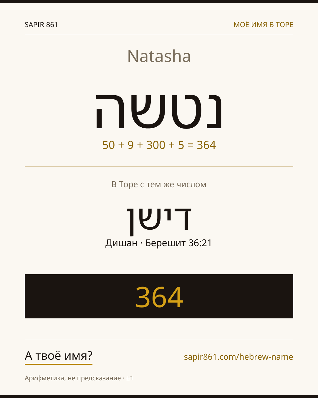 Natasha — נטשה