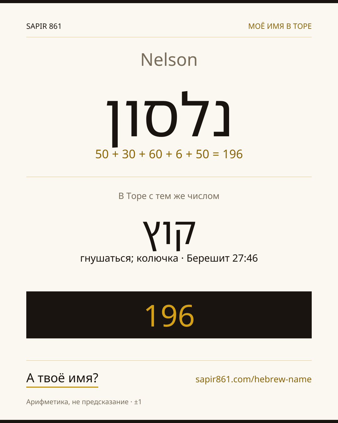 Nelson — נלסון