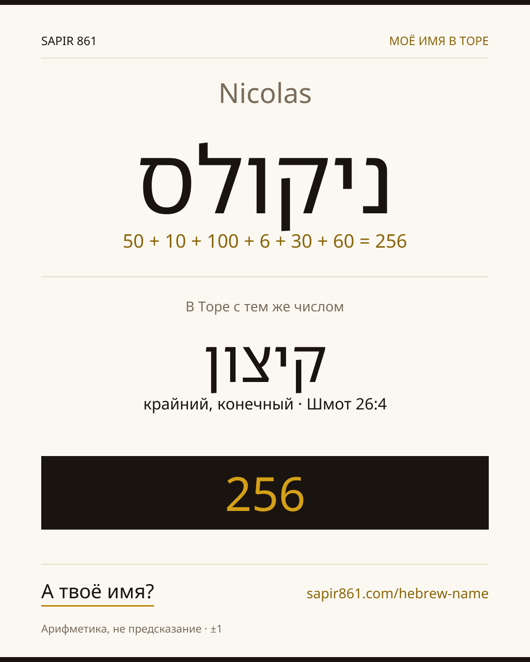 Nicolas — ניקולס