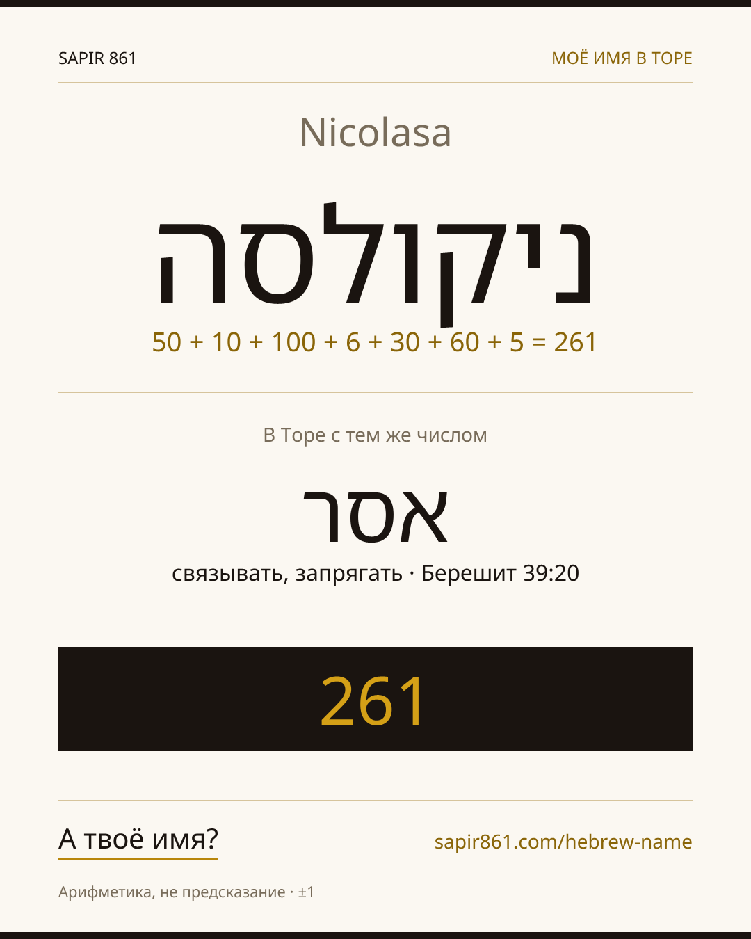 Nicolasa — ניקולסה