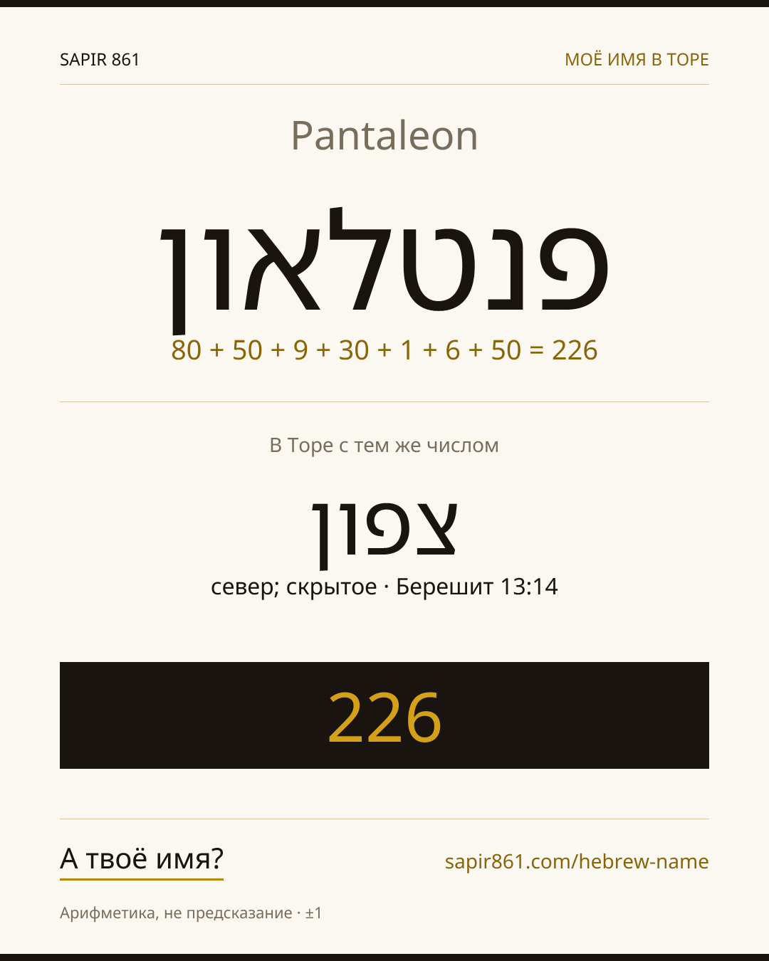 Pantaleon — פנטלאון