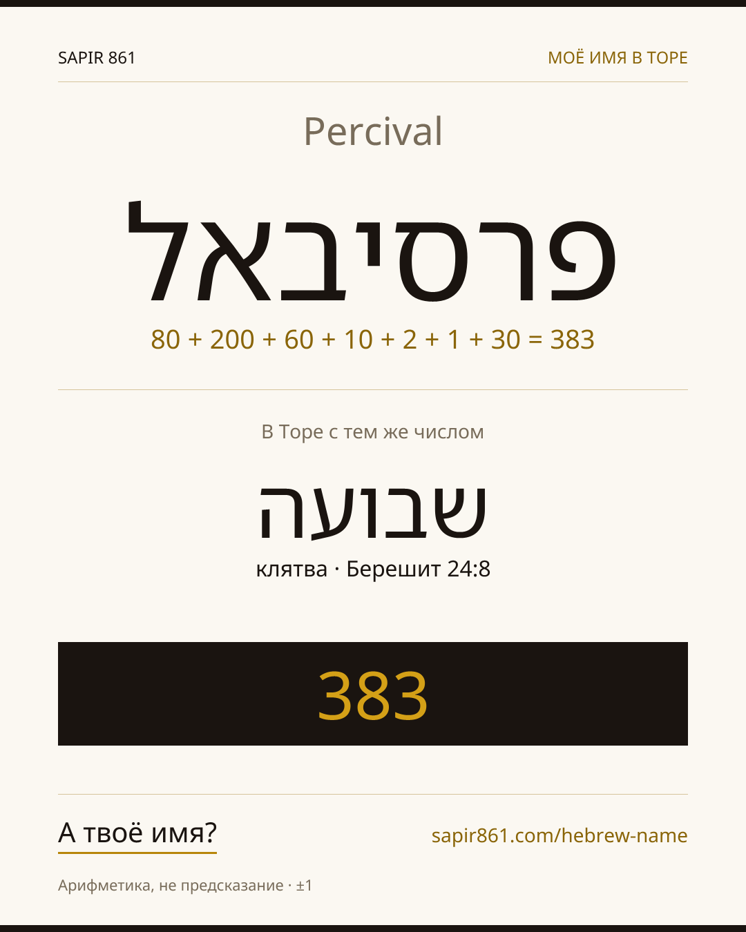 Percival — פרסיבאל