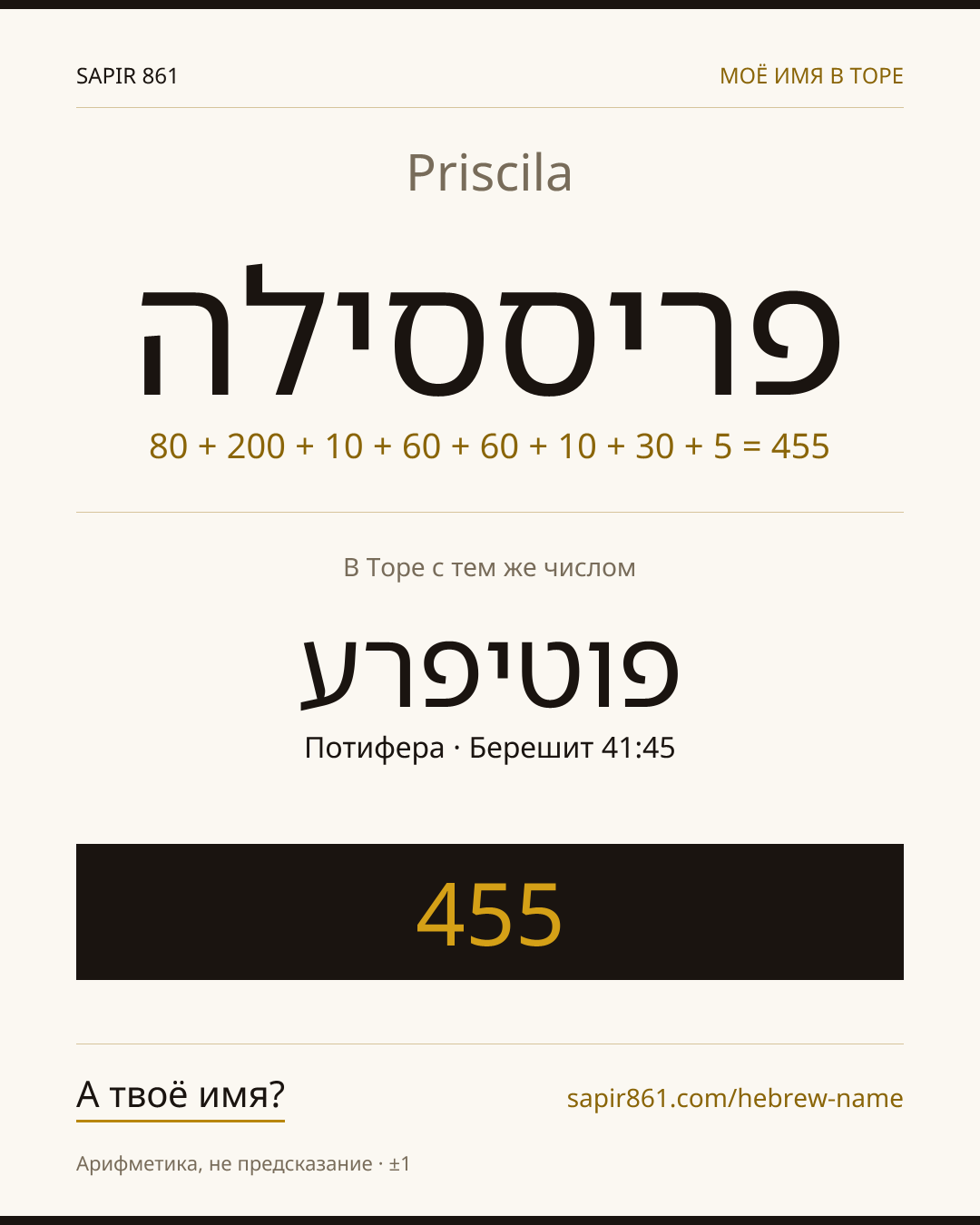 Priscila — פריססילה