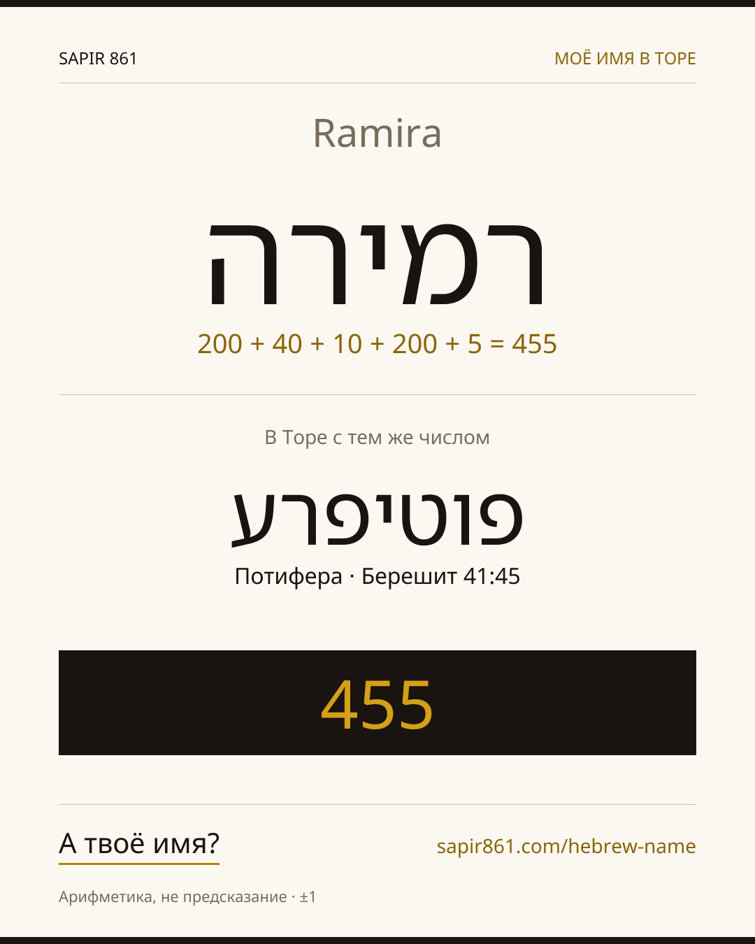 Ramira — רמירה