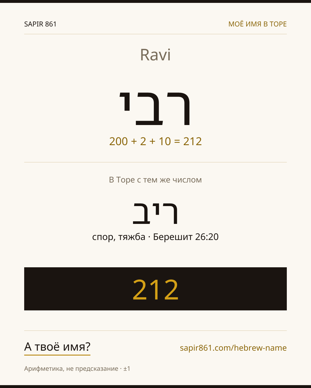 Ravi — רבי