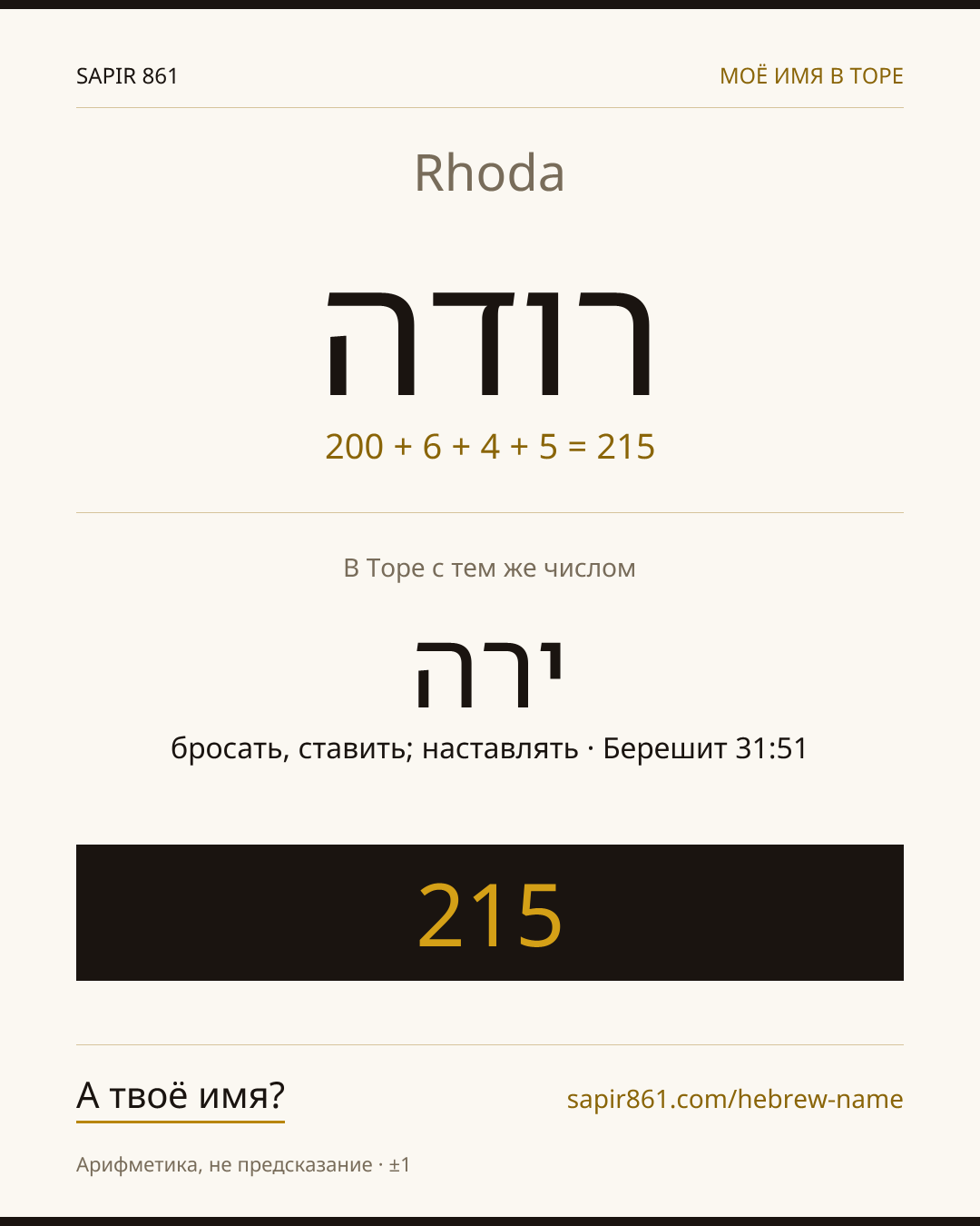 Rhoda — רודה