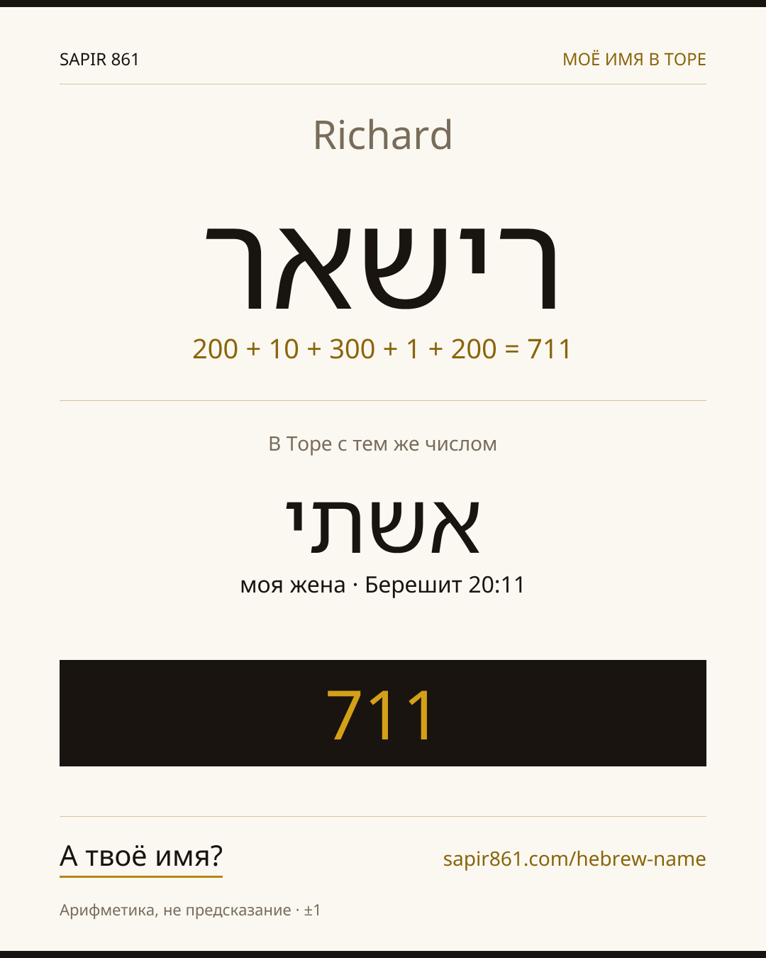 Richard — רישאר