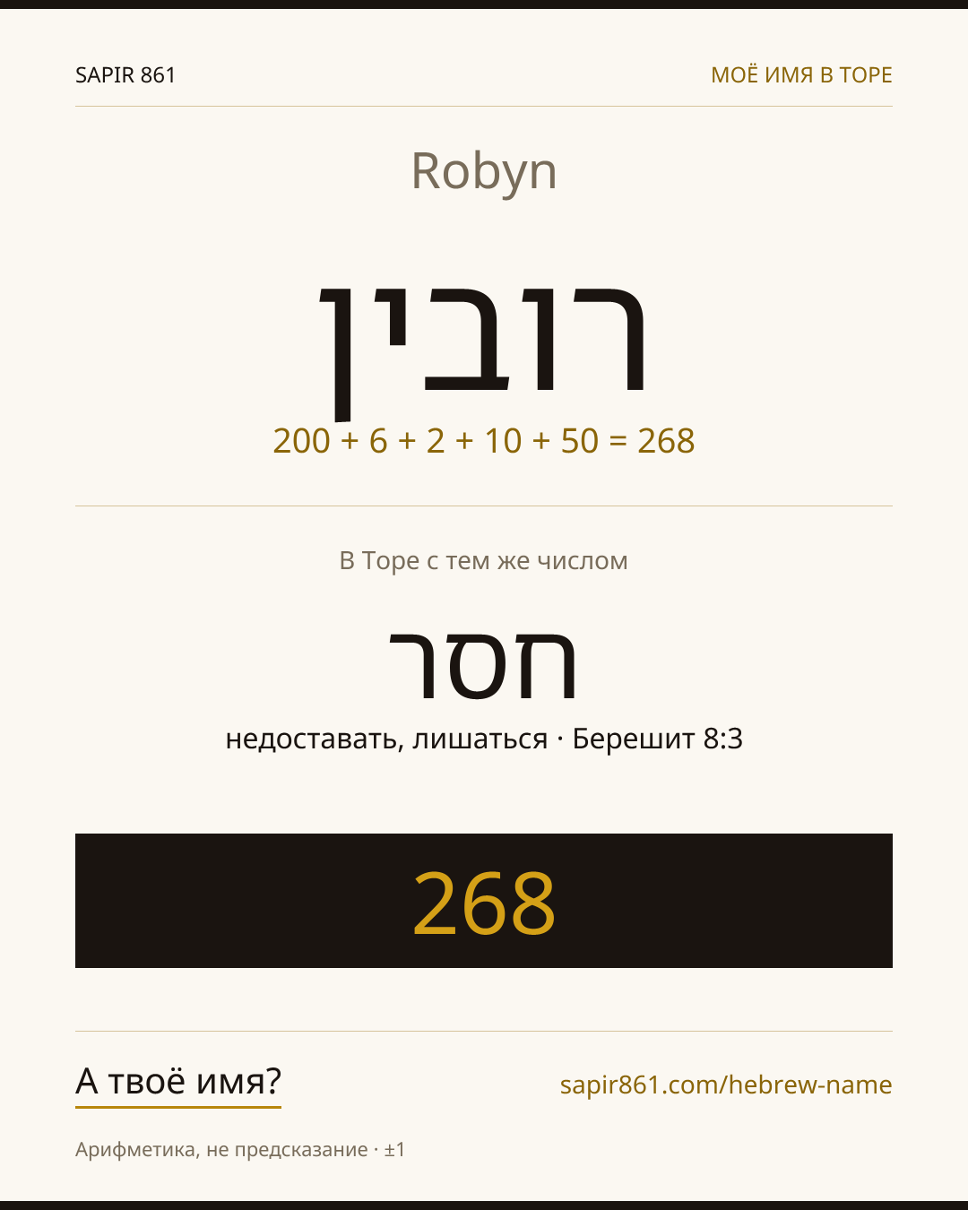 Robyn — רובין