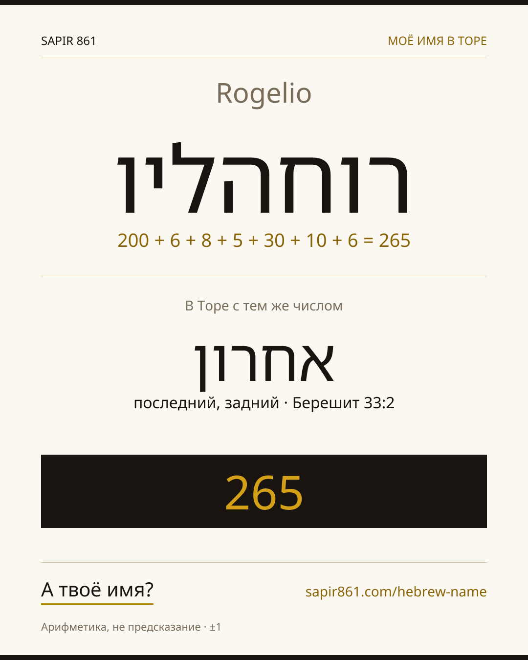 Rogelio — רוחהליו