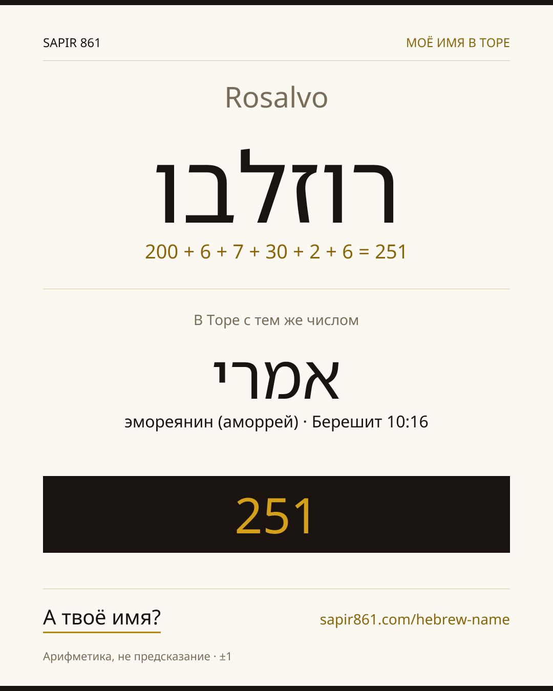 Rosalvo — רוזלבו