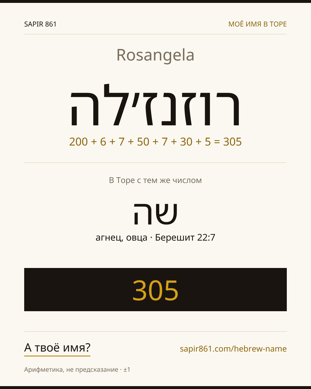 Rosangela — רוזנז׳לה